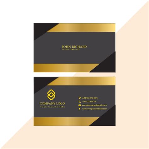 Premium Vector Modern Professional Business Card