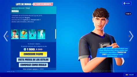 Nueva Skin Bugha Nueva Tienda Fortnite Hoy 20 De Julio Tienda De