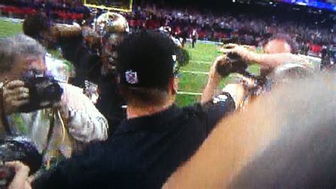 John Harbaugh Shoved A Photographer After Super Bowl Win