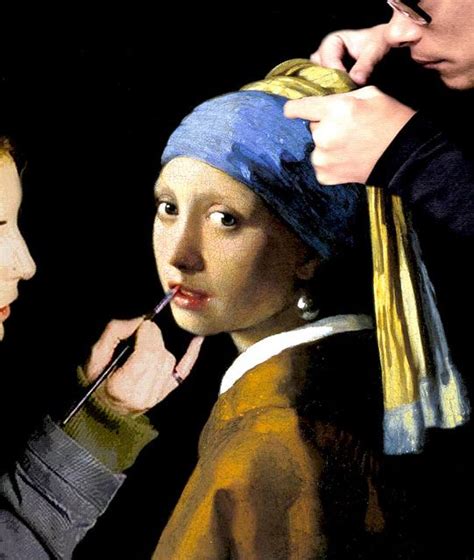 Girl With A Pearl Earring Making Off Art Photography Johannes