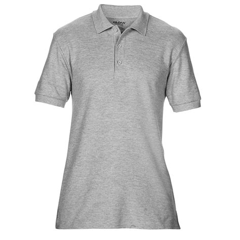 Gildan Mens Hammer Plain Double Piqué Polo Shirt Walmart