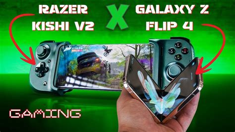 Galaxy Z Flip Razer Kishi V Gaming Youtube