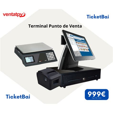 Tpv Comercios Ticket Bai Glop Con Balanza Incluida