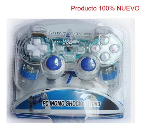 Control Para Pc Usb Transparente Joy Usb