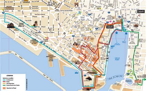 Marseille Cruise Port Map