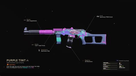 Purple Tint Cod Warzone And Black Ops Cold War Weapon Blueprint