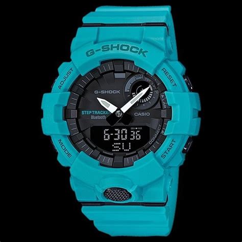 Jam Tangan Pria Casio G Shock GBA 800 2A2DR Bluetooth Rubber Original