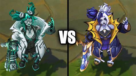 Fright Night Zeri Vs Prestige Fright Night Zeri Skins Comparison