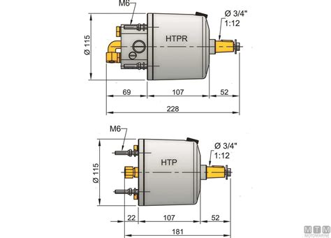 Cilindro Vetus Mtc30 Timonerie Idrauliche Entrobordo Vetus MTO