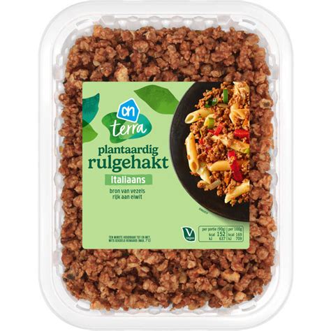 Ah Terra Plantaardig Rulgehakt Italiaans Aanbieding Bij Albert Heijn