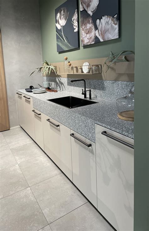 Cucina Zecchinon In Terrazzo Grey Stone Italiana