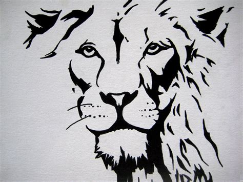 Lion face ink by Uncorrupted on DeviantArt