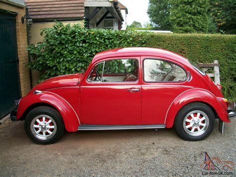 Fully Restored 1971 Classic Vw Beetle 1300 Rutland Red Custom Interior