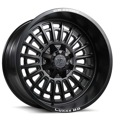 18 Luxxx HD Wheels LHD27 Satin Black Off Road Rims LUO101 2