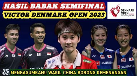 Hasil Semua Sektor Semifinal Badminton Victor Denmark Open Hari