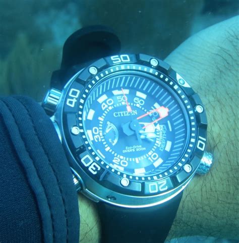 最安値級価格 Citizen Eco Drive Promaster Marine Depth Gauge 200m Diver 49mm