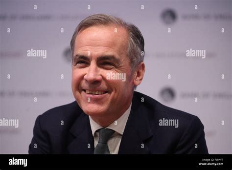 Bank Of England Governor Mark Carney During The Bank Of England