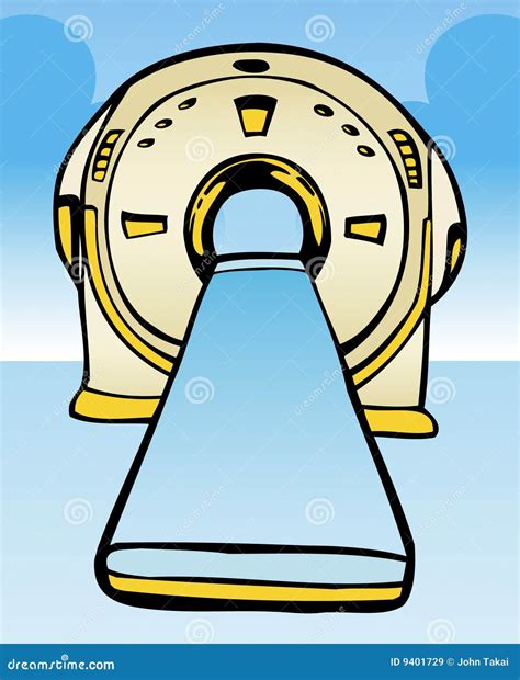 Mri Ct Machine Stock Vector Illustration Of Care Graphic 9401729