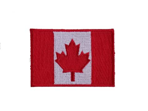 Canada Flag Patch - Brass Pole Motorcycle Accessories