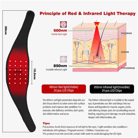 Latest Physiotherapy Body Pad Wrap Belt Led Red Light Therapy For