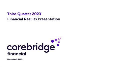 Corebridge Financial Crbg Q3 2023 Earnings Call And Presentation Youtube