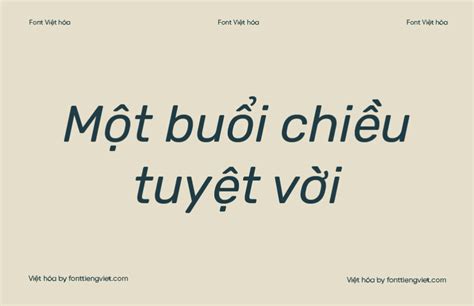 Font Việt Hóa 1ftv Vip Rubik Italic