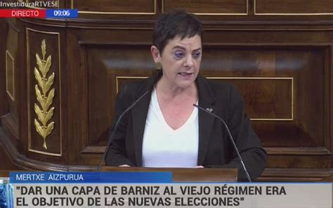 Bronca en mitad de la intervención de la portavoz de EH Bildu Mertxe