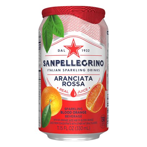 Save On San Pellegrino Aranciata Rossa Sparkling Blood Orange Beverage