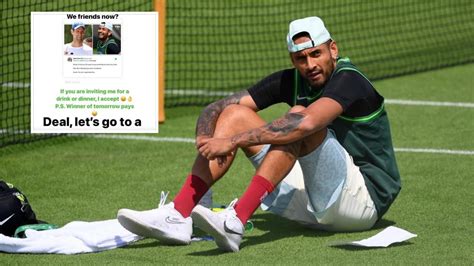 Wimbledon Final 2022 Weird Nick Kyrgios Novak Djokovic Instagram