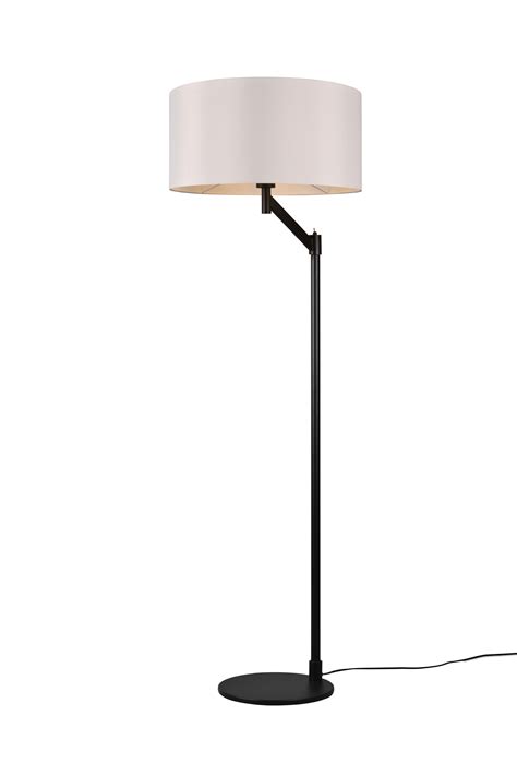 Moderne Ronde Zwarte Vloerlamp Cassio Directlampen Nl