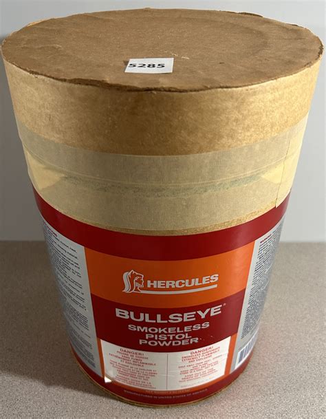 Powder 8 Lbs Hercules Bullseye Factory Sealed