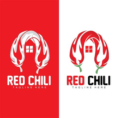 Red Chili Logo Hot Chili Peppers Vector Chili Garden House Ilustra O