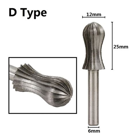 High Speed Steel Rotary Burrs Mm Shank Router Rasps For Metal