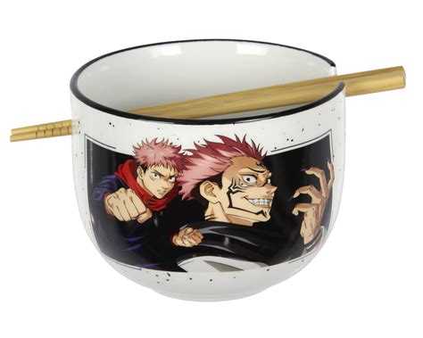 Jujutsu Kaisen JJK Yuji And Sukuna Ramen Bundle Set With Soup Bowl And