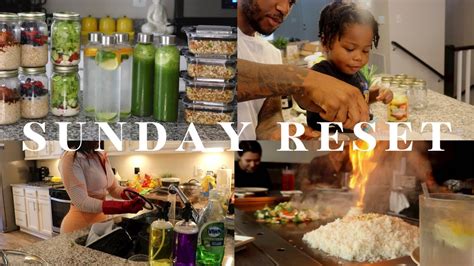 Sunday Reset Routine Spend The Day With Me Meal Prep Juicing