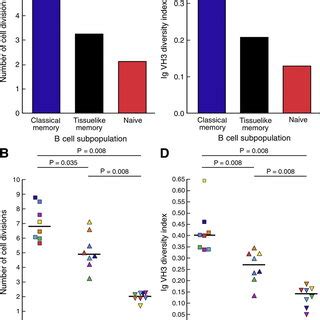 Distinct properties of tissuelike memory B cells isolated from the ...