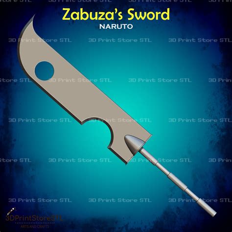 Zabuza Sword Cosplay Naruto Shippuden - 3D Model by 3dprintstorestl