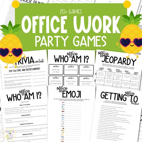 Team Building Games for Work Office Games Activities Bundle - Etsy