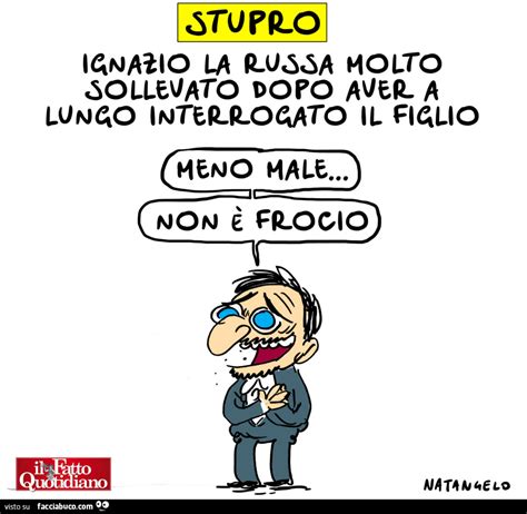 Ignazio La Russa Molto Sollevato Dopo Aver A Lungo Interrogato Il