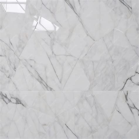 White Marble White Stylish Marble With Clear Lines White Ceramic Tiles