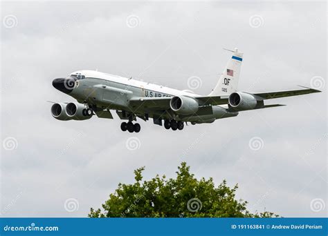 US Air Force RC-135 Rivet Joint Aircraft Editorial Photo - Image of ...