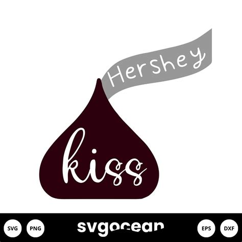 Hershey Kiss Svg vector for instant download - Svg Ocean — svgocean