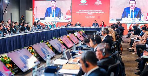 Apec Ministros Aprobaron Declaraci N Para Fortalecer Seguridad