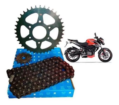 Kit De Sprocket Y Cadena Bajaj Pulsar Ns As Original Env O Gratis