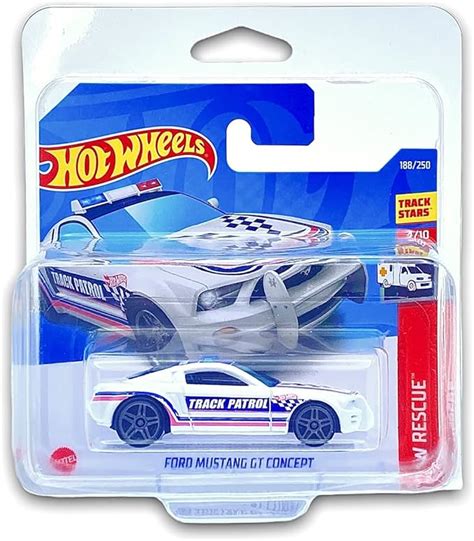 Hot Wheels Ford Mustang Gt Concept White Hw Rescue