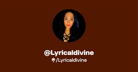 Lyricaldivine Instagram Facebook Tiktok Linktree