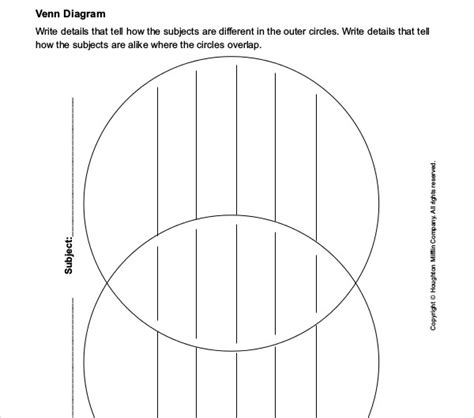 10+ Venn Diagram Worksheet Templates - PDF, DOC | Free & Premium Templates