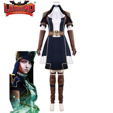 Game Lol Arcane Caitlyn Cosplay The Sheriff Of Piltover Caitlyn Cosplay