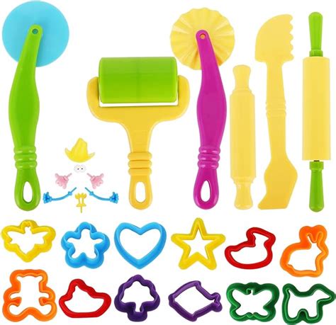 Play Dough Tools Set For Girls Boys 25pc Playdough