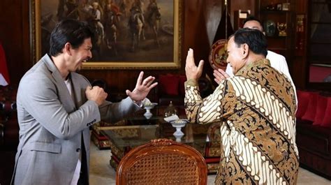 Momen Prabowo Makan Siang Bersama Artis Dan Influencer Dari Nyanyi